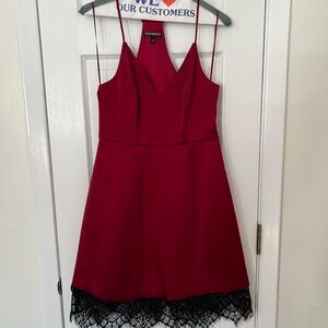 Express Vibrant Red Dress